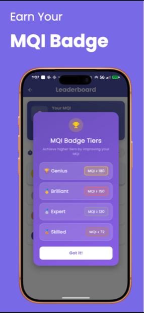 Earn MQI Badges